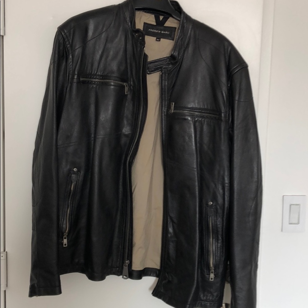 Brand new Andrew Marc leather jacket
